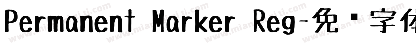 Permanent Marker Reg字体转换